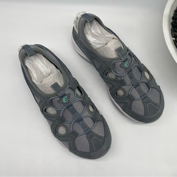 Easy Spirit Earthen breathable cutout slip on Sneaker in grey size 9.5WW NEW - Picture 6 of 7